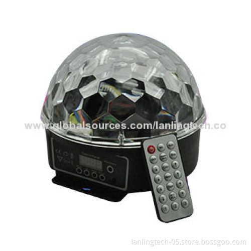 DMX512 LED RGB crystal ball disco lightNew